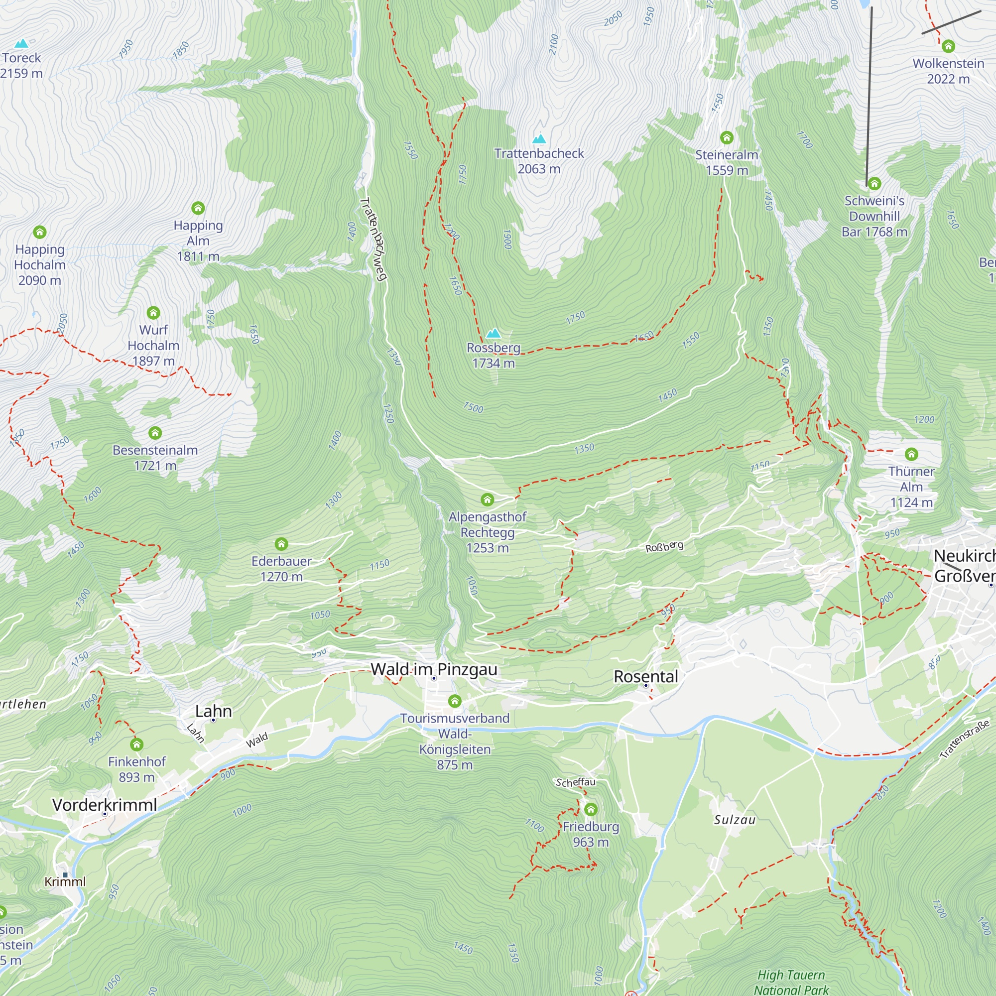 Pension Sonneck map