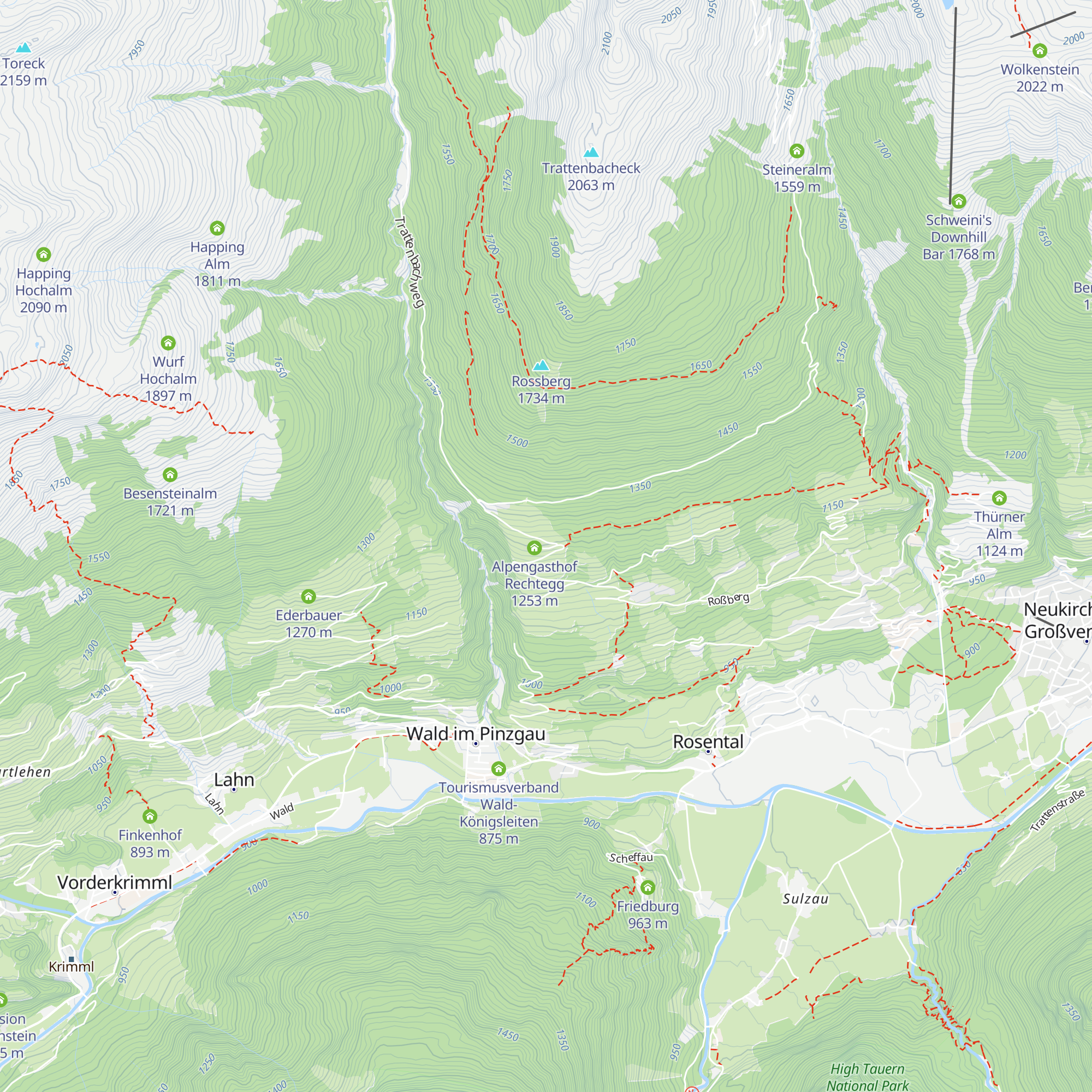 Pension Sonneck map