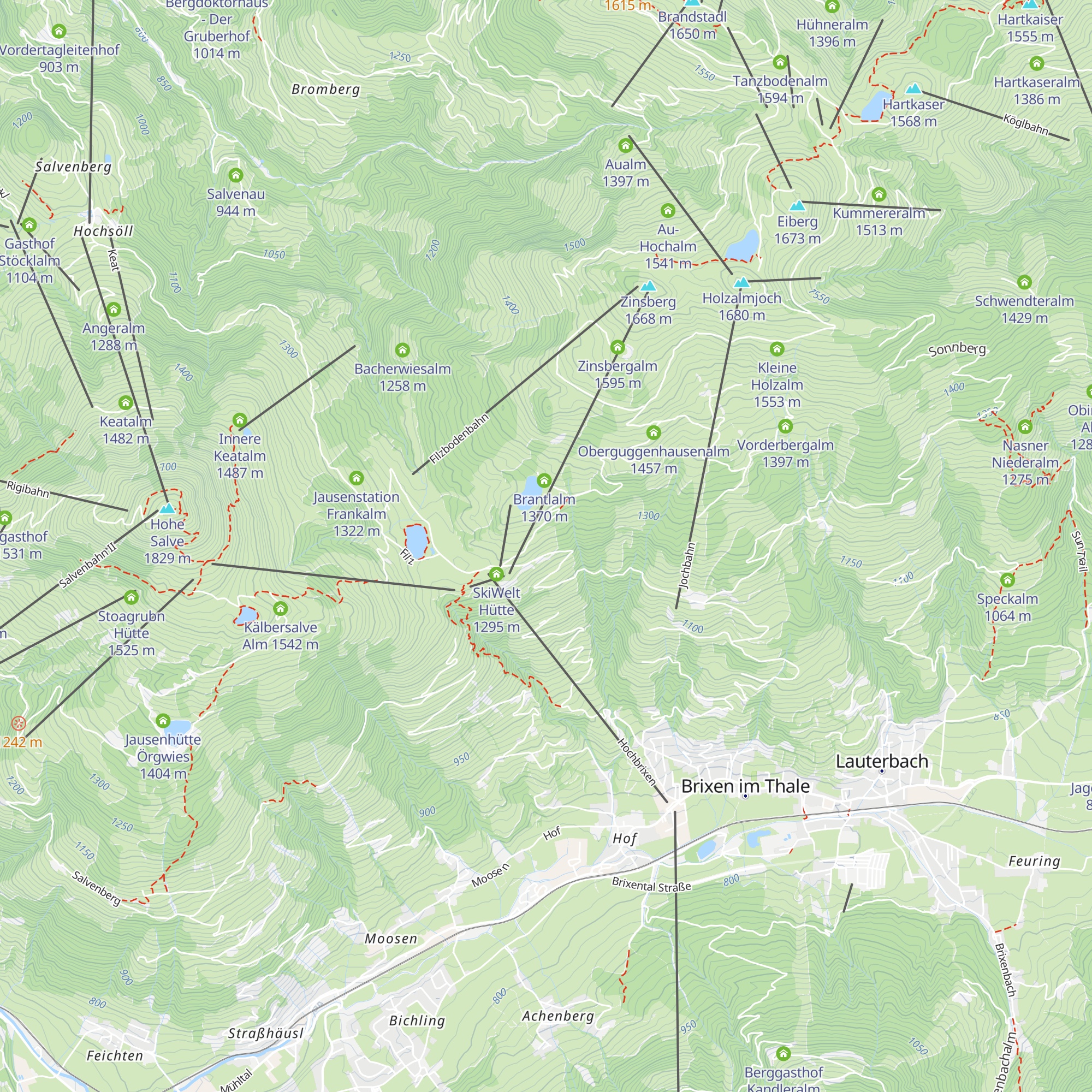 Poitalm map
