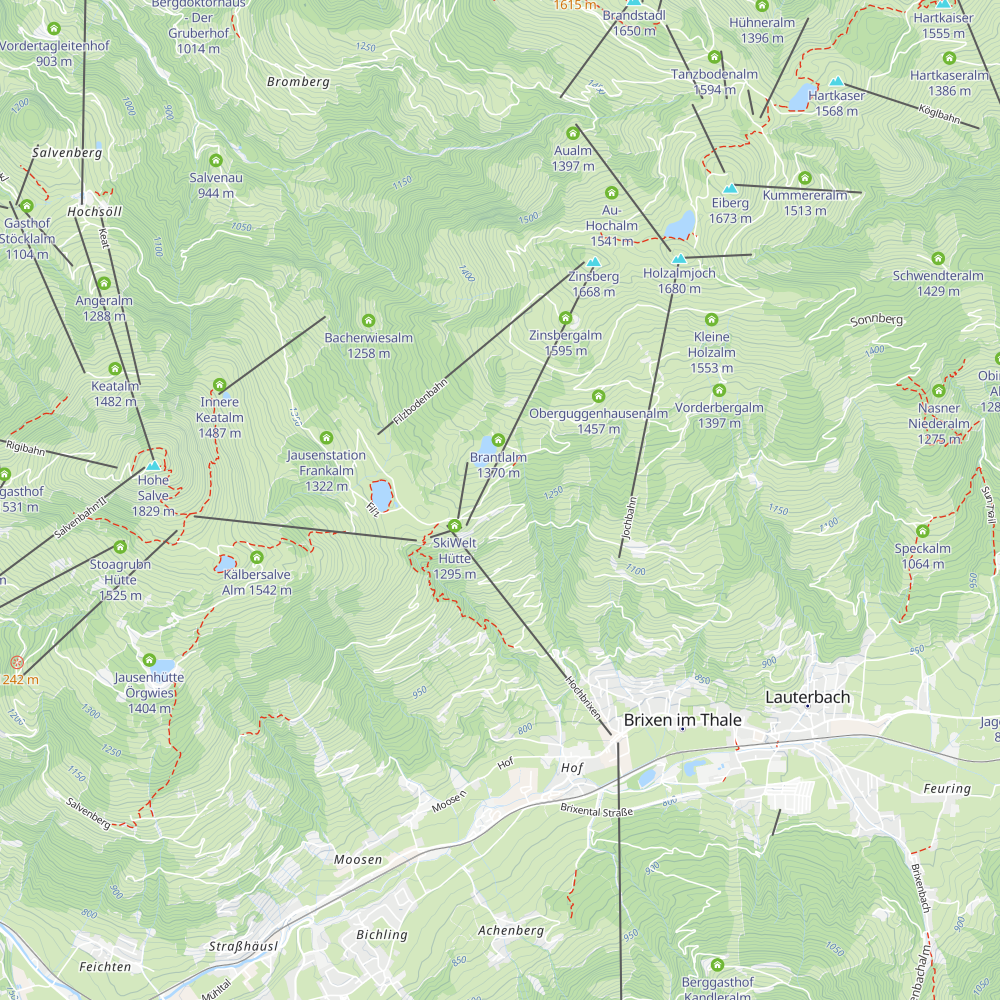 Poitalm map