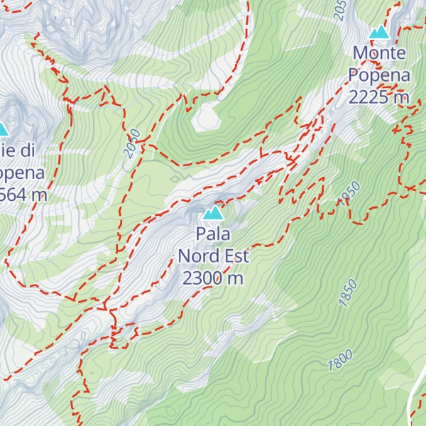 Map of Pala Nord Est