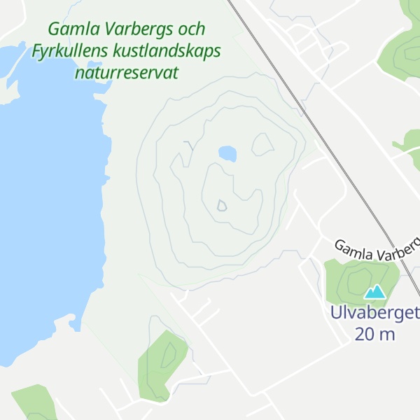 Map of Gamla Varberg