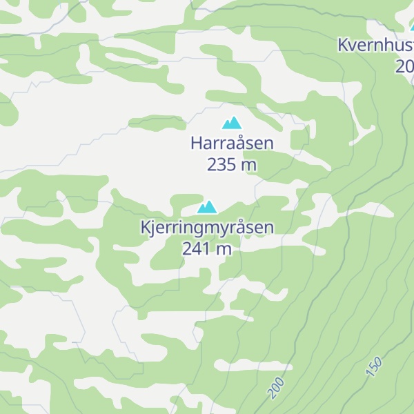 Map of Kjerringmyråsen