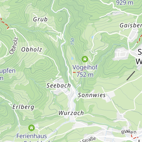 Map of Traunern