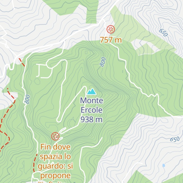 Map of Monte Ercole