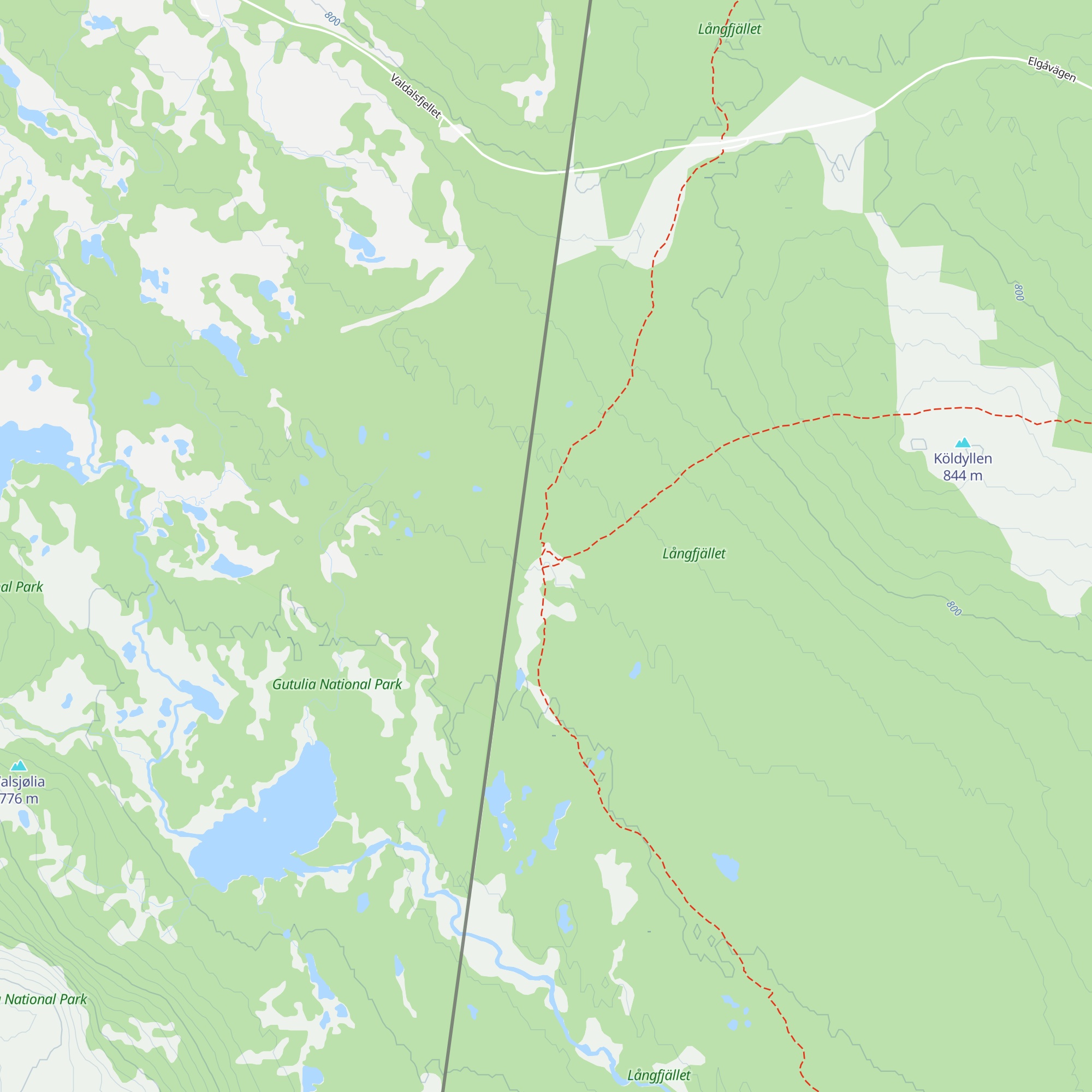 Valdalsbygget Raststuga map