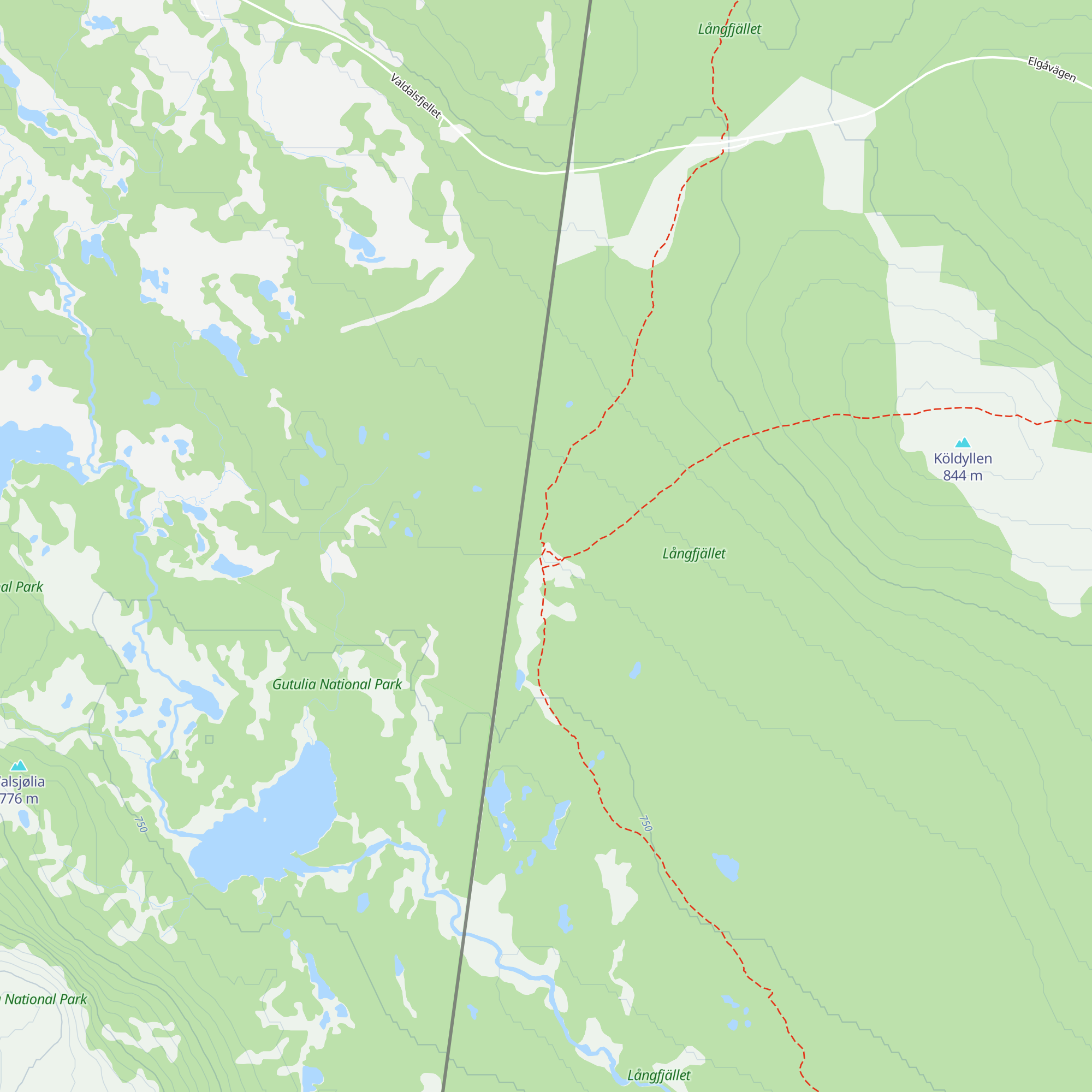 Valdalsbygget Raststuga map