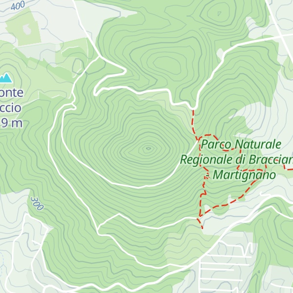Map of Monte Rocca Romana