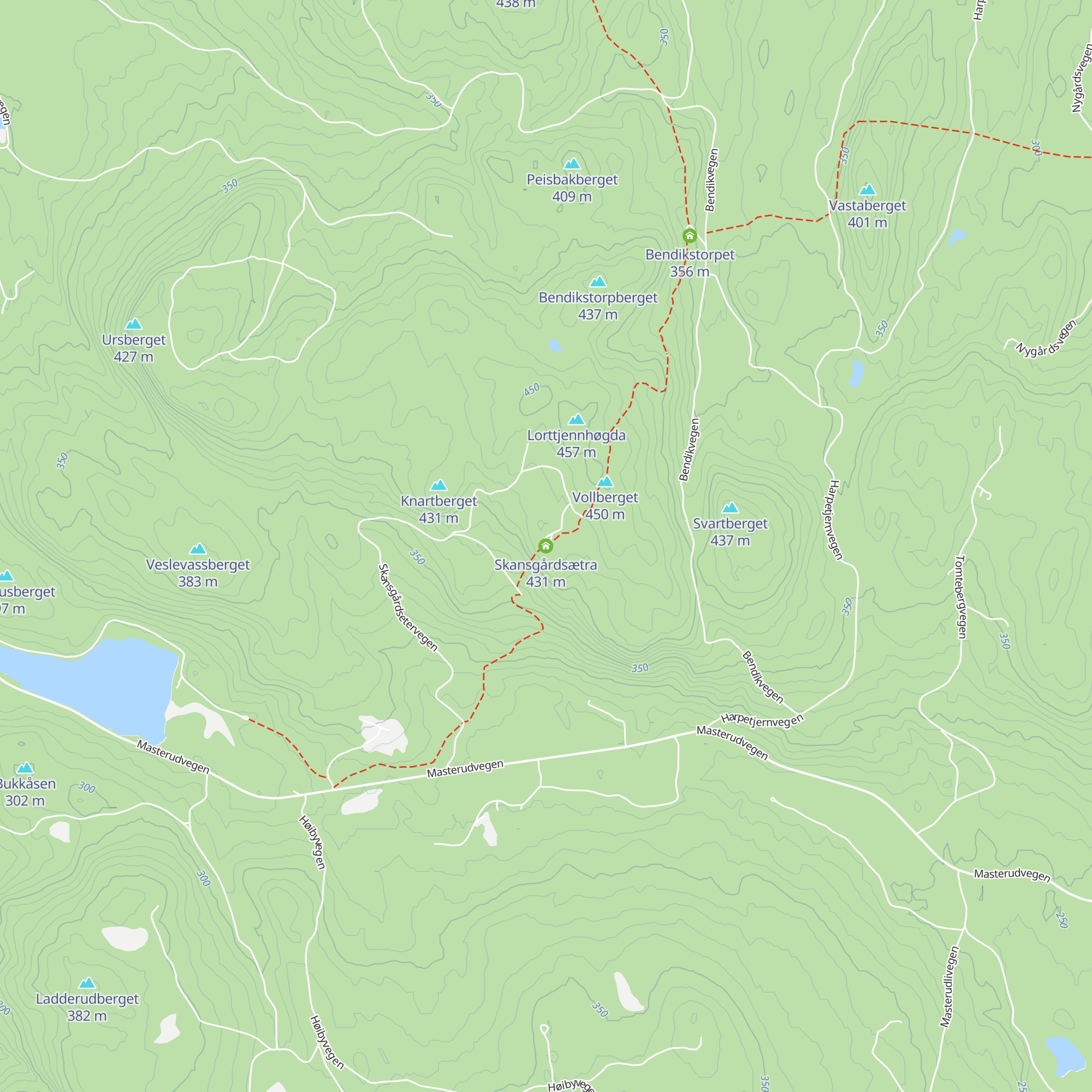 Skansgårdsætra map