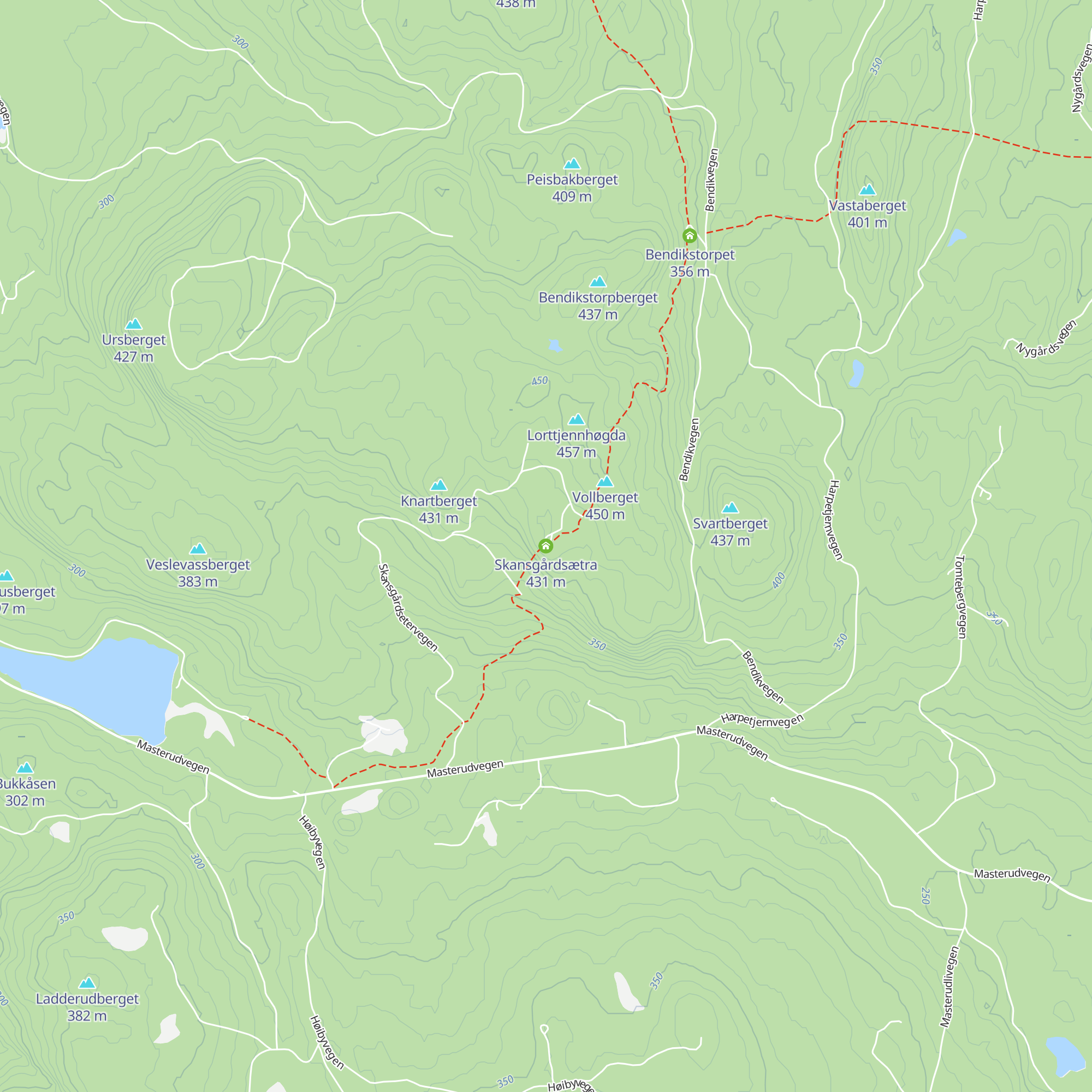 Skansgårdsætra map
