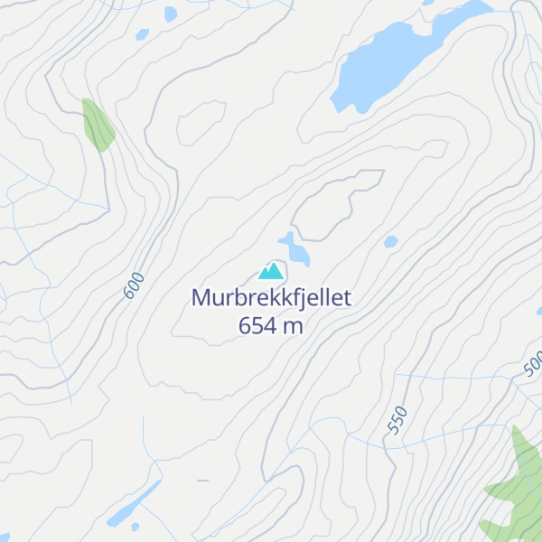 Map of Murbrekkfjellet