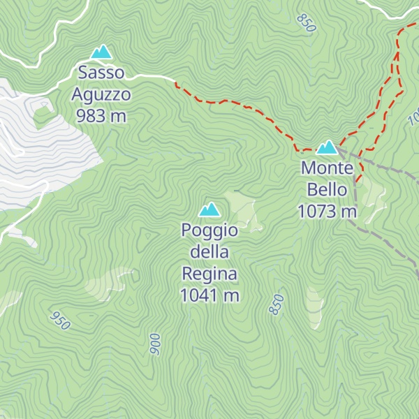 Map of Poggio della Regina