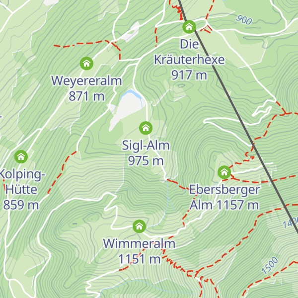 Map of Zenz Hütte