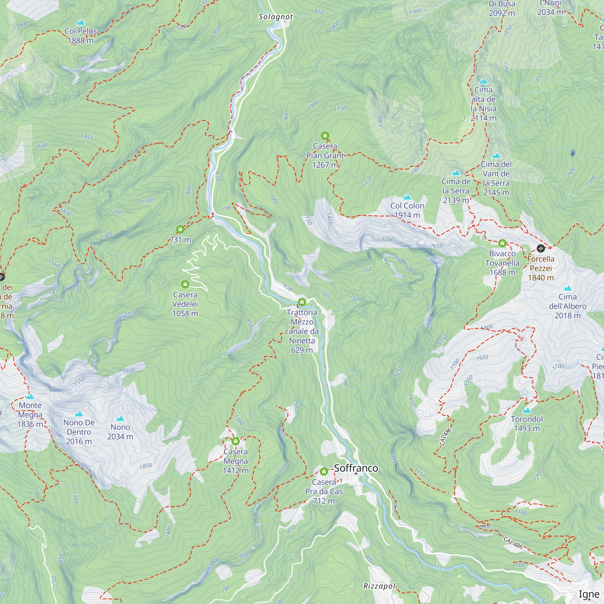 Trattoria Mezzo canale da Ninetta map