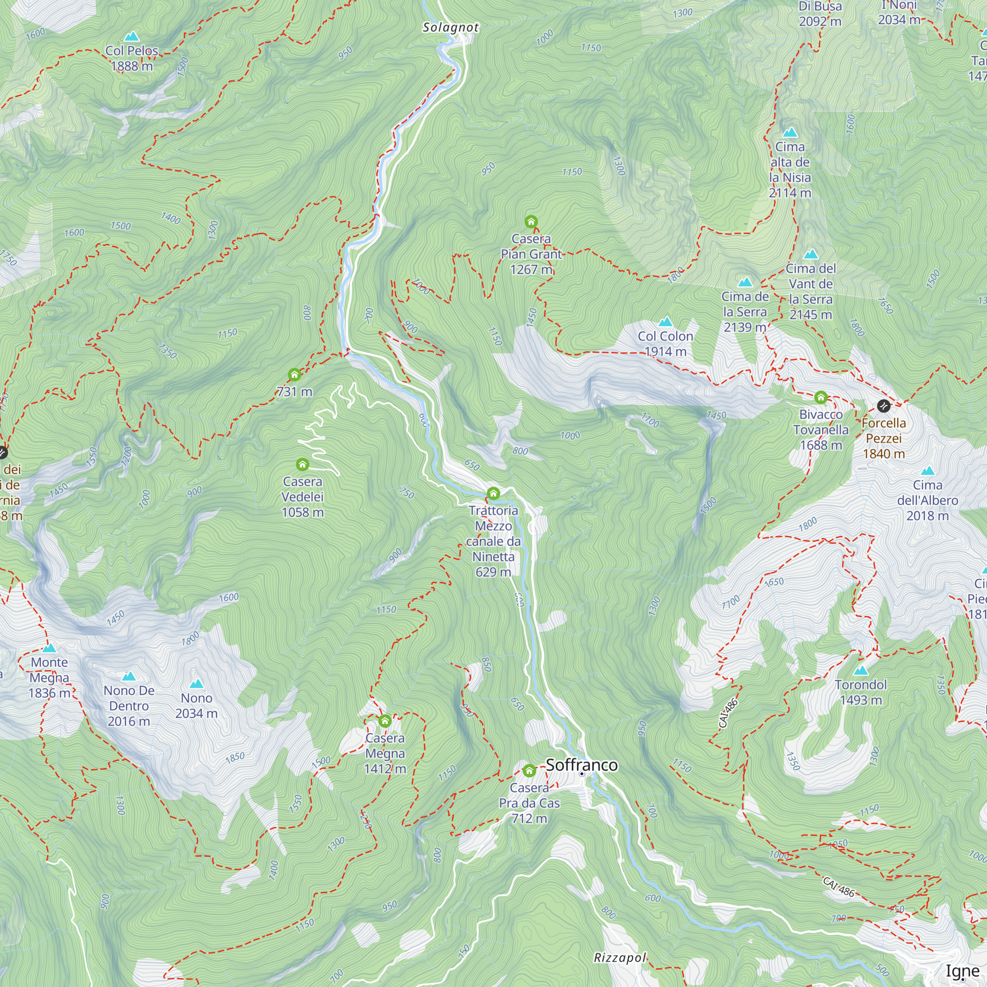 Trattoria Mezzo canale da Ninetta map