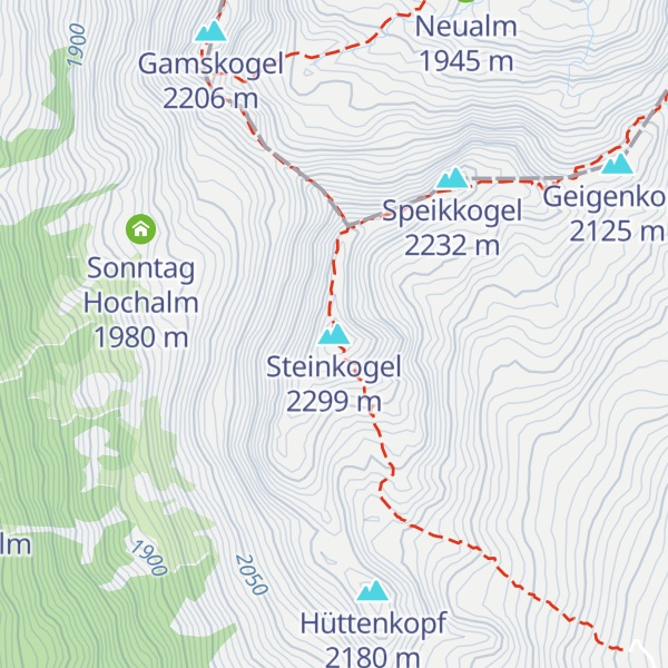 Map of Steinkogel