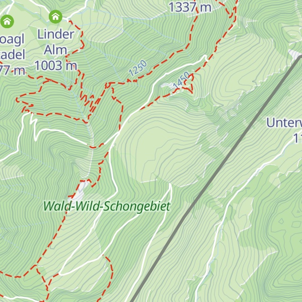 Map of Wörndl-Hütte