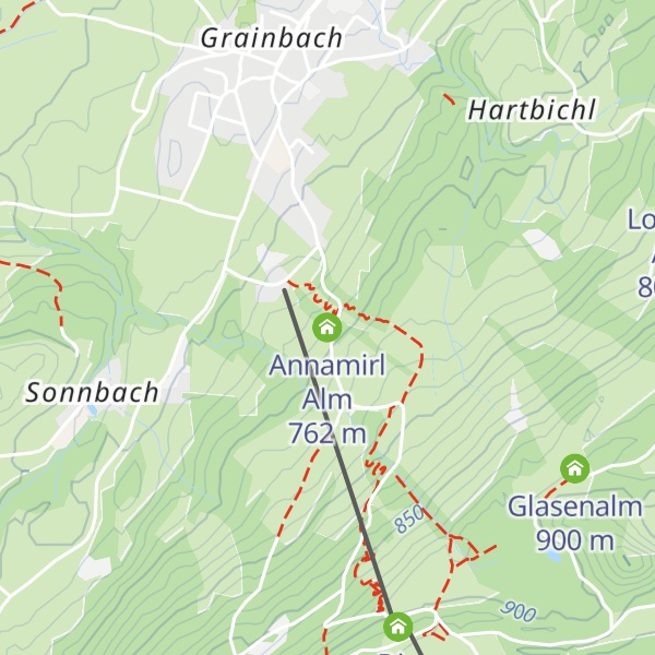 Map of Annamirl Alm