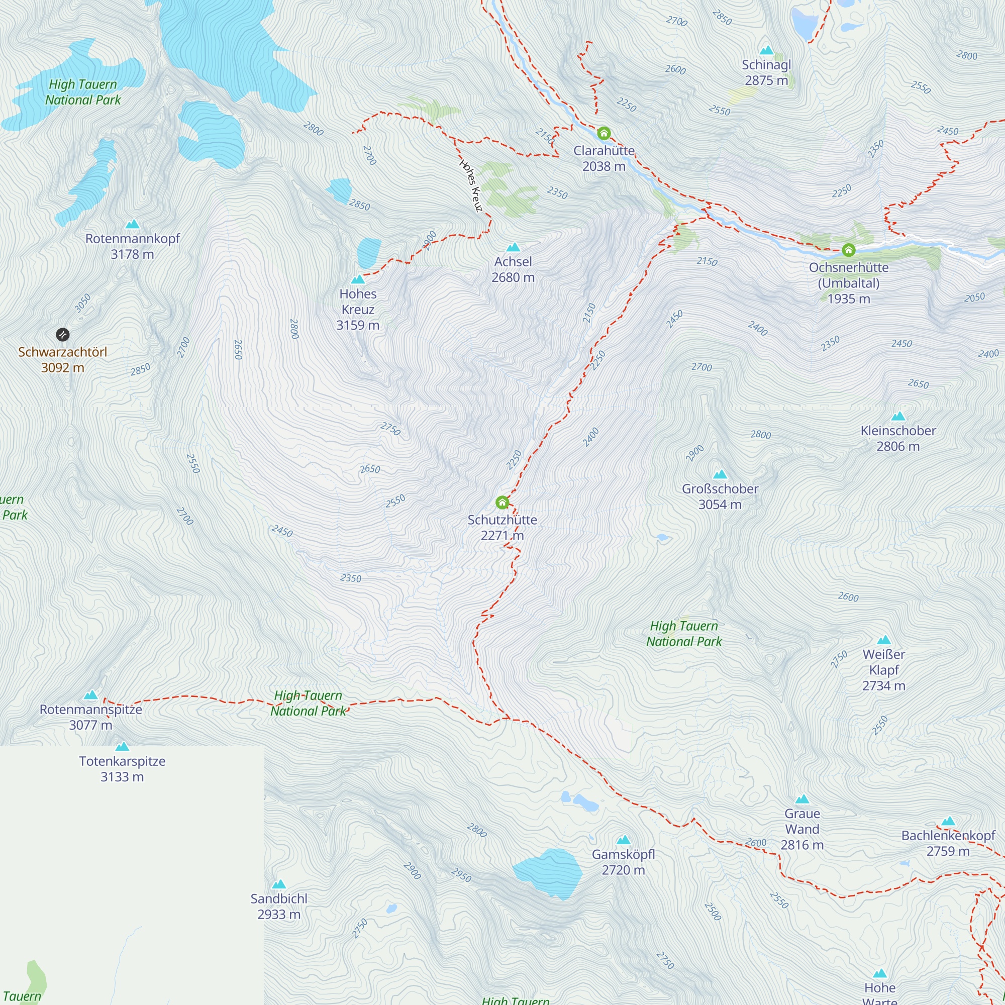 Schutzhütte map