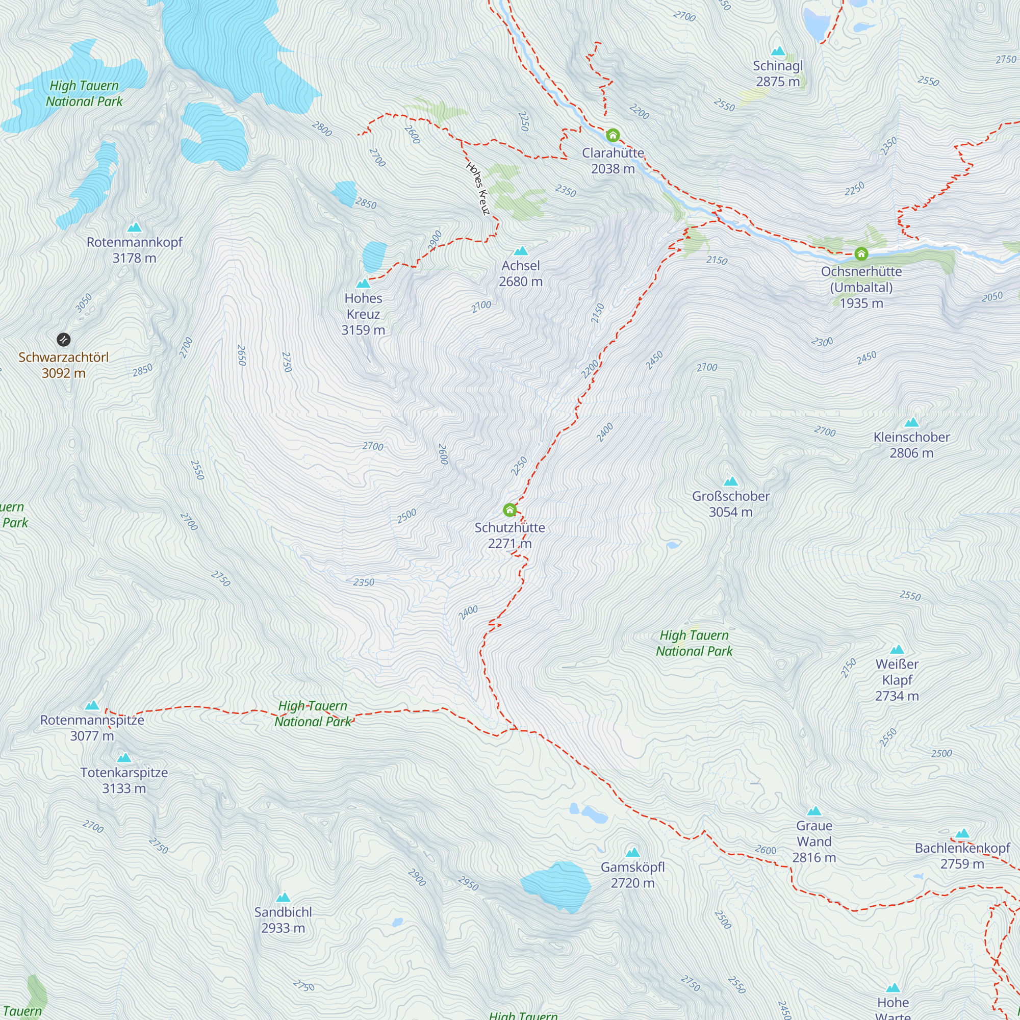 Schutzhütte map