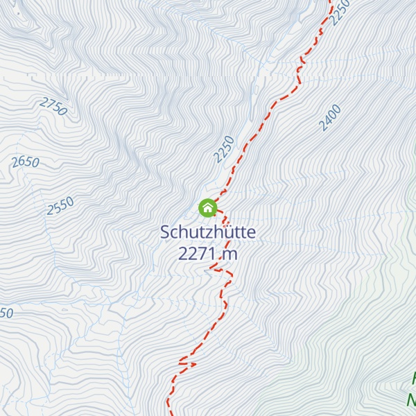 Map of Schutzhütte