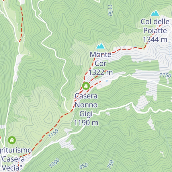 Map of Casera Nonno Gigi