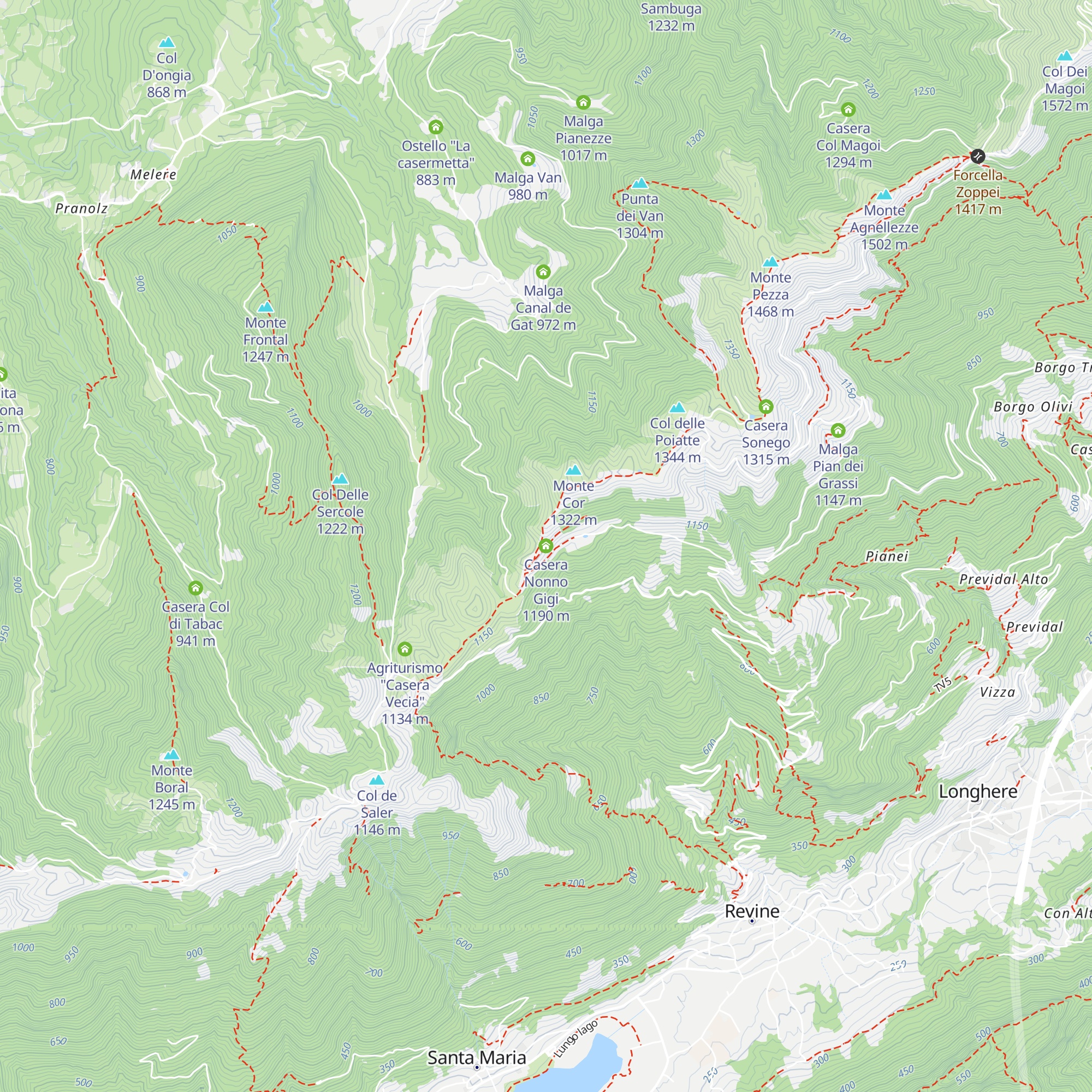 Casera Nonno Gigi map