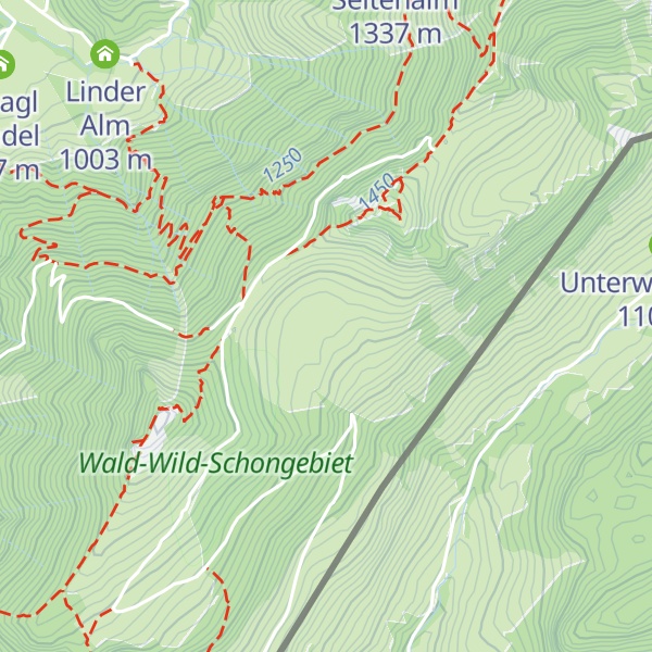 Map of Wiesböck-Hütte