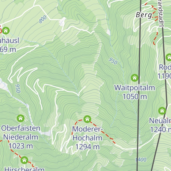 Map of Moderer Niederalm