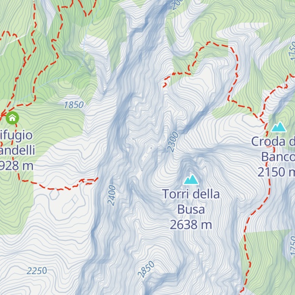 Map of Col del Fuoco