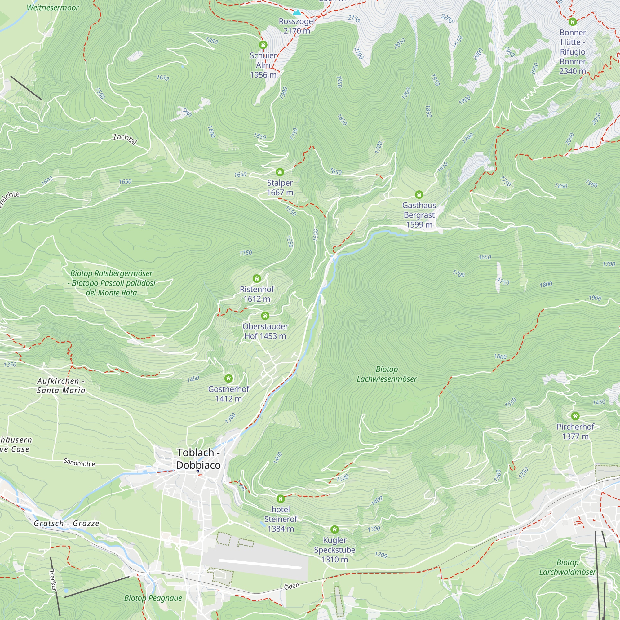Rifugio Genziana - Enzianhütte map