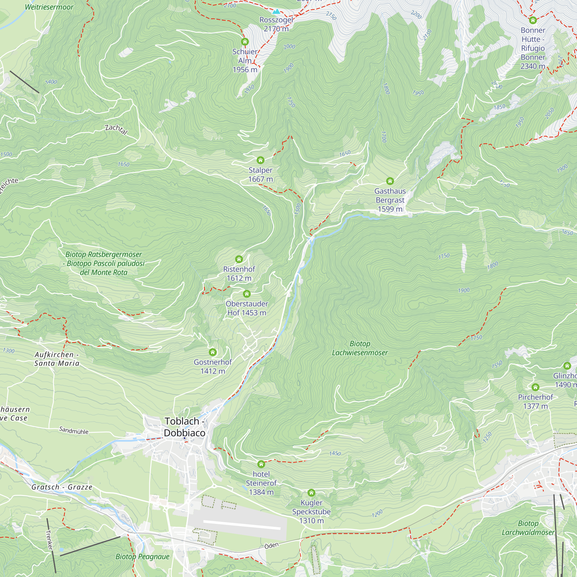 Rifugio Genziana - Enzianhütte map