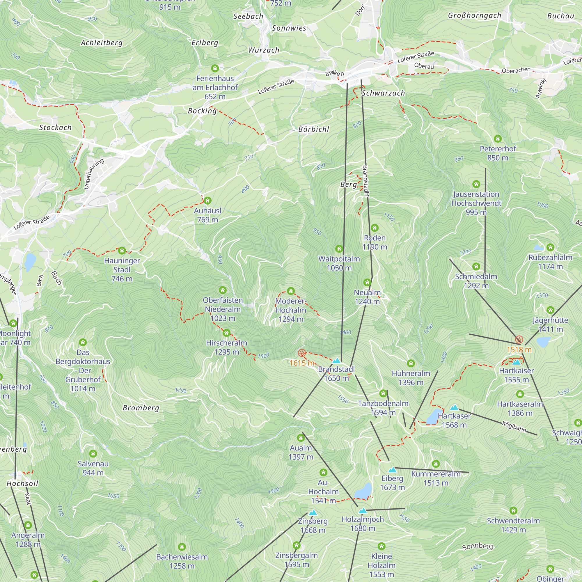 Moderer-Hochalm map