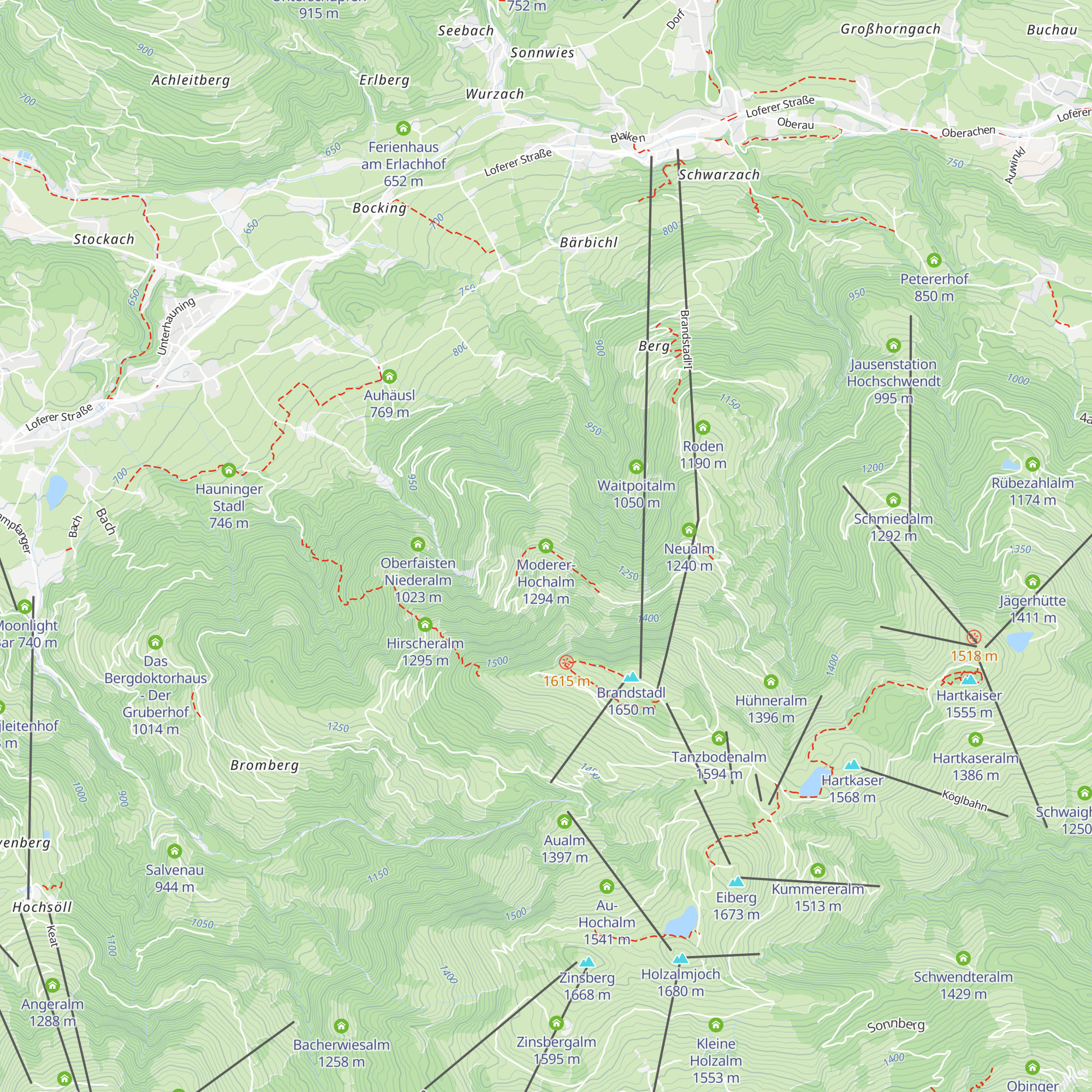 Moderer-Hochalm map