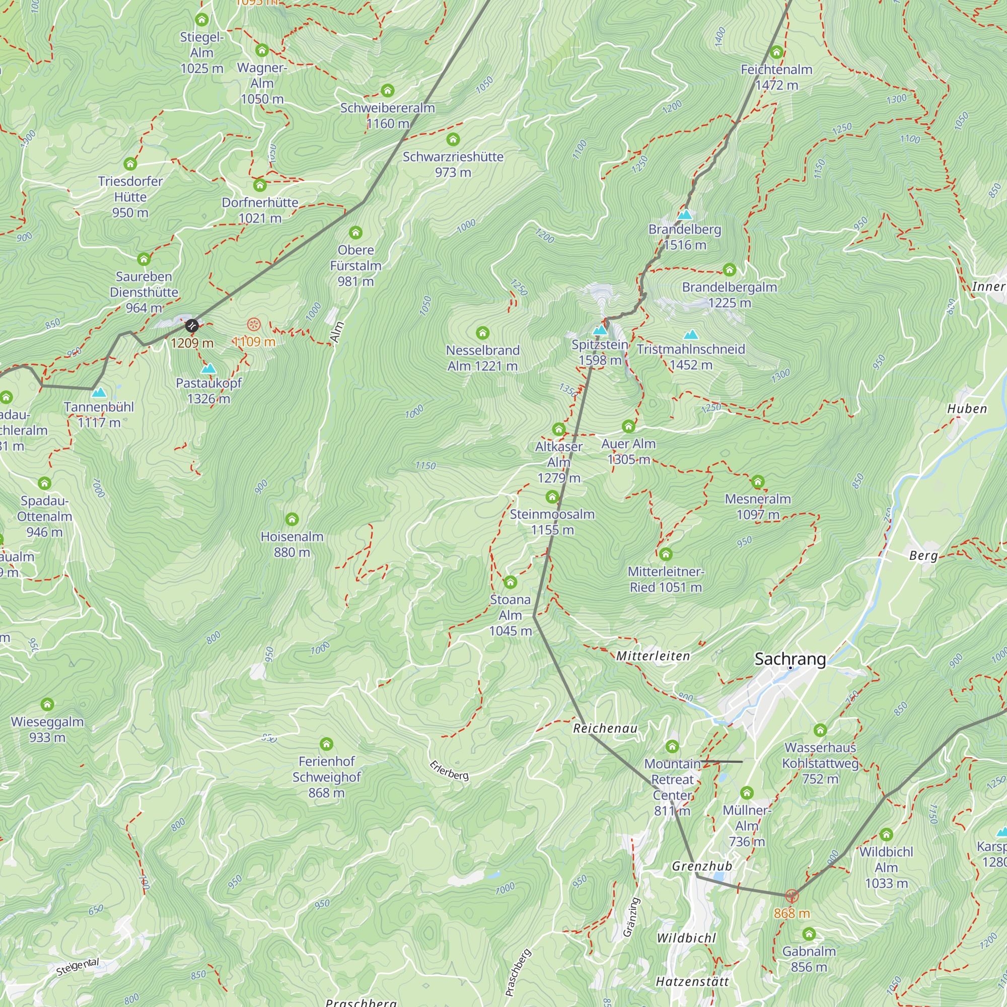 Goglalm map