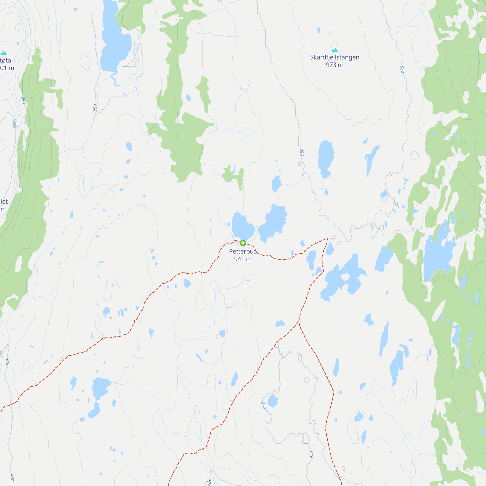 Petterbua map