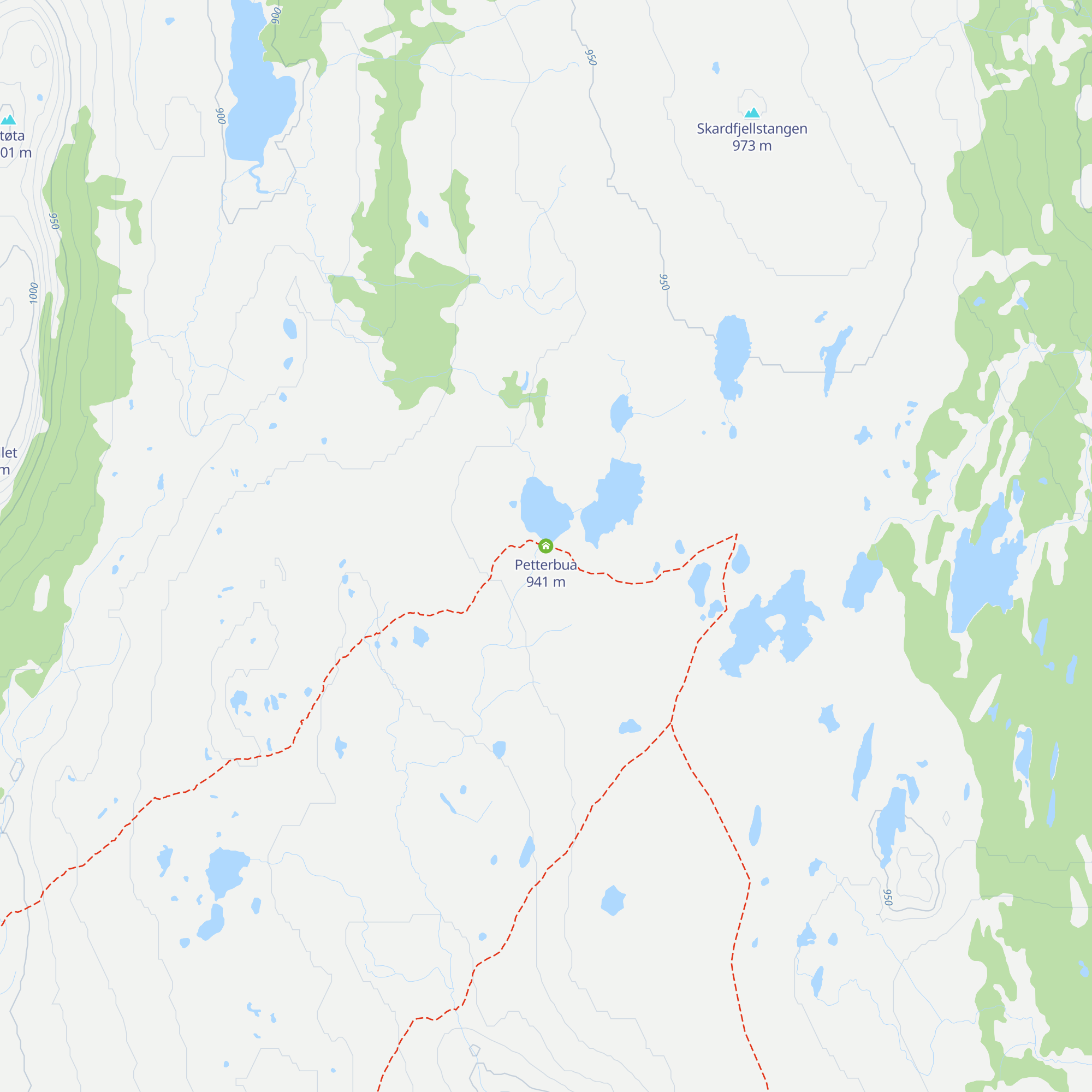 Petterbua map