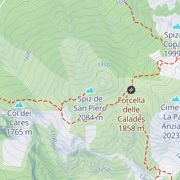 Map of Spiz de San Piero