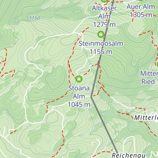 Map of Stoana Alm