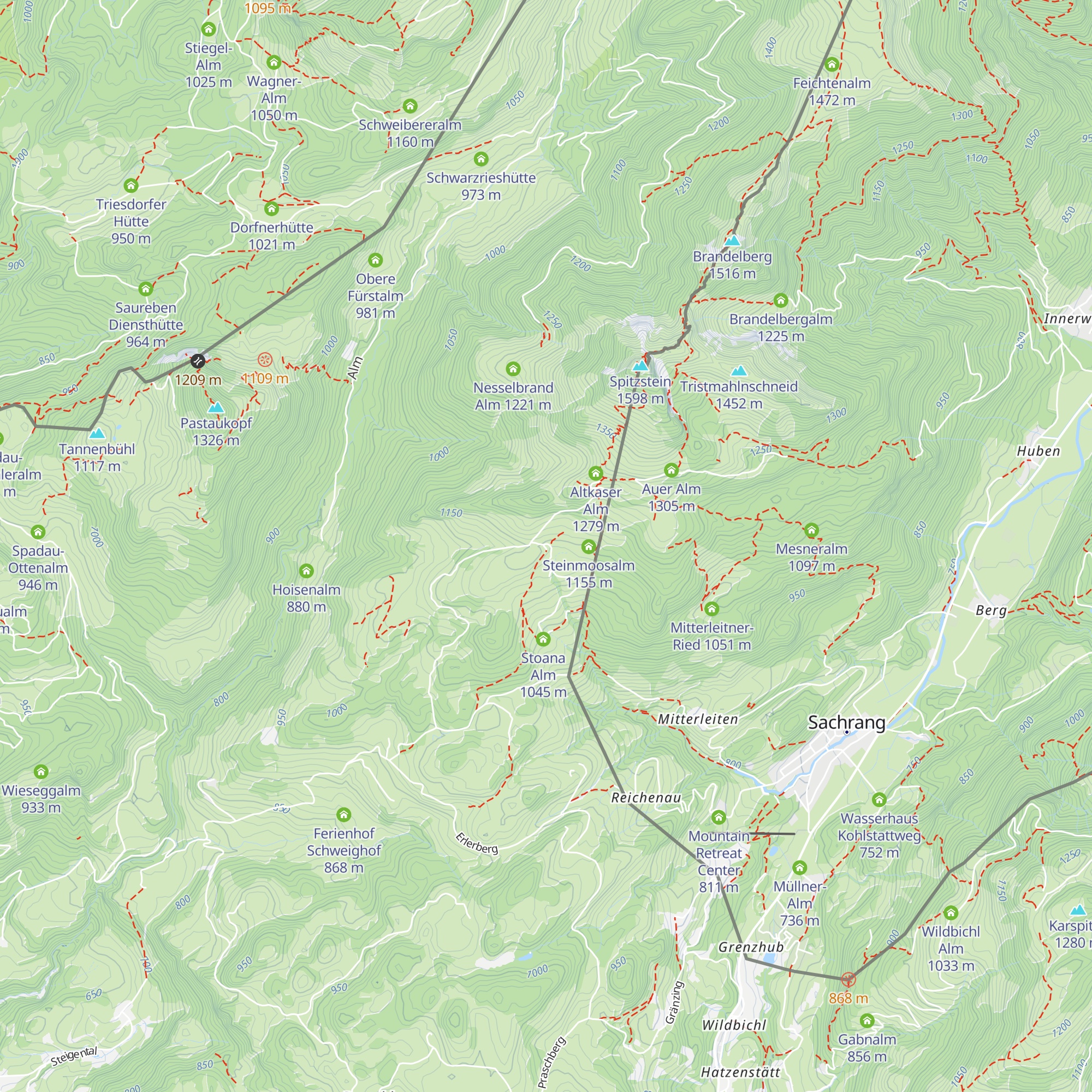Goglalm map
