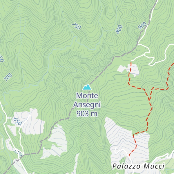 Map of Monte Ansegni
