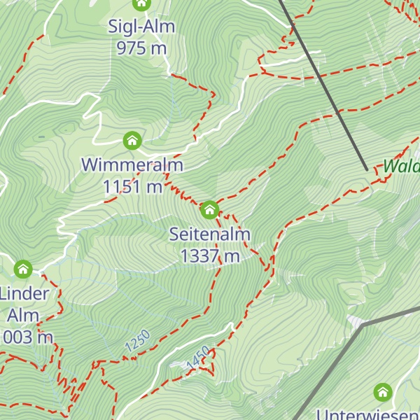 Map of Seitenalm