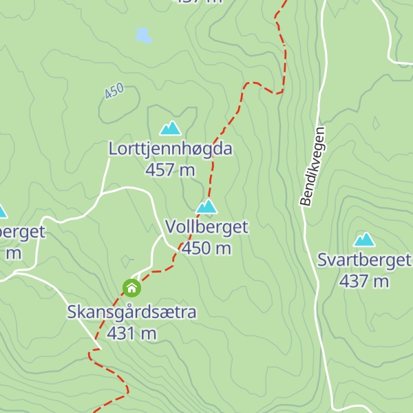 Map of Vollberget