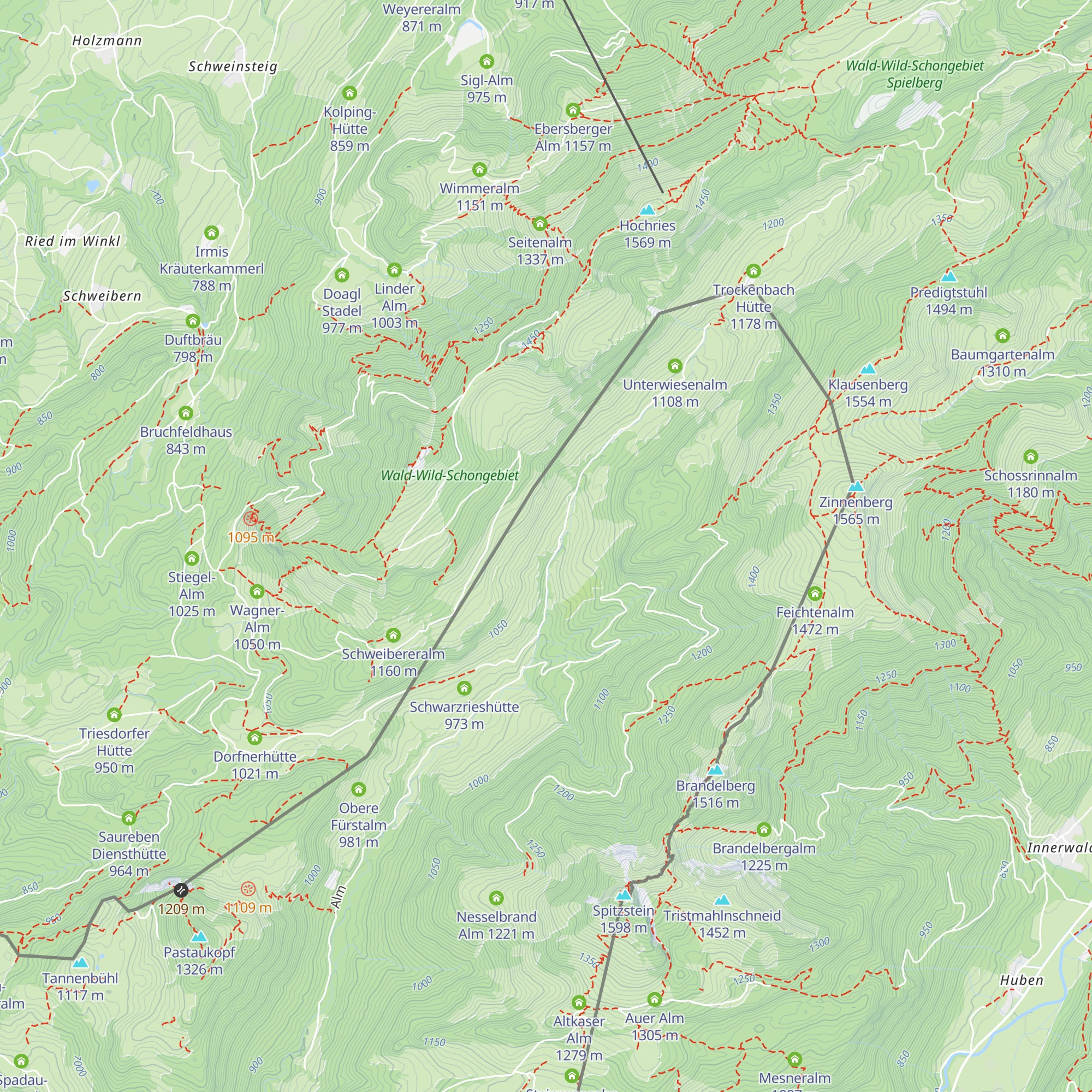 Lahnalm map