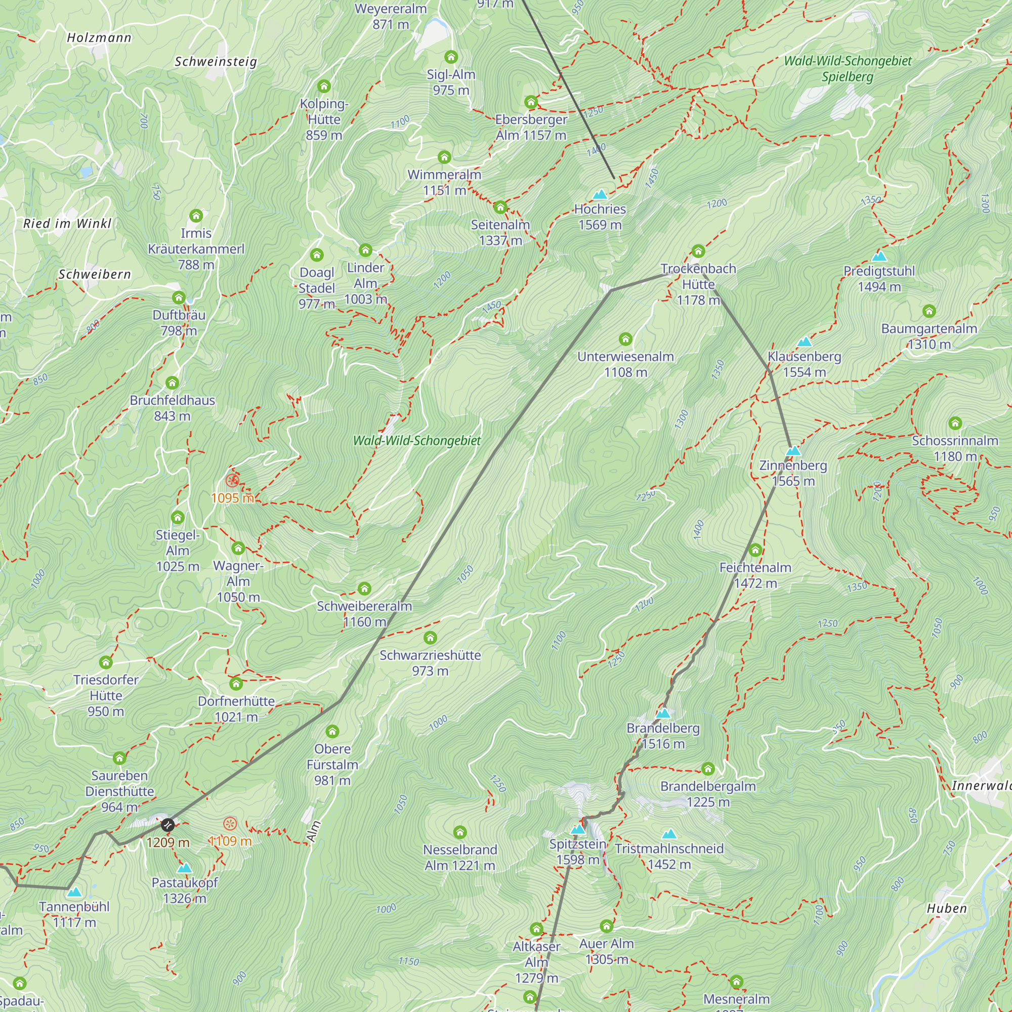 Lahnalm map