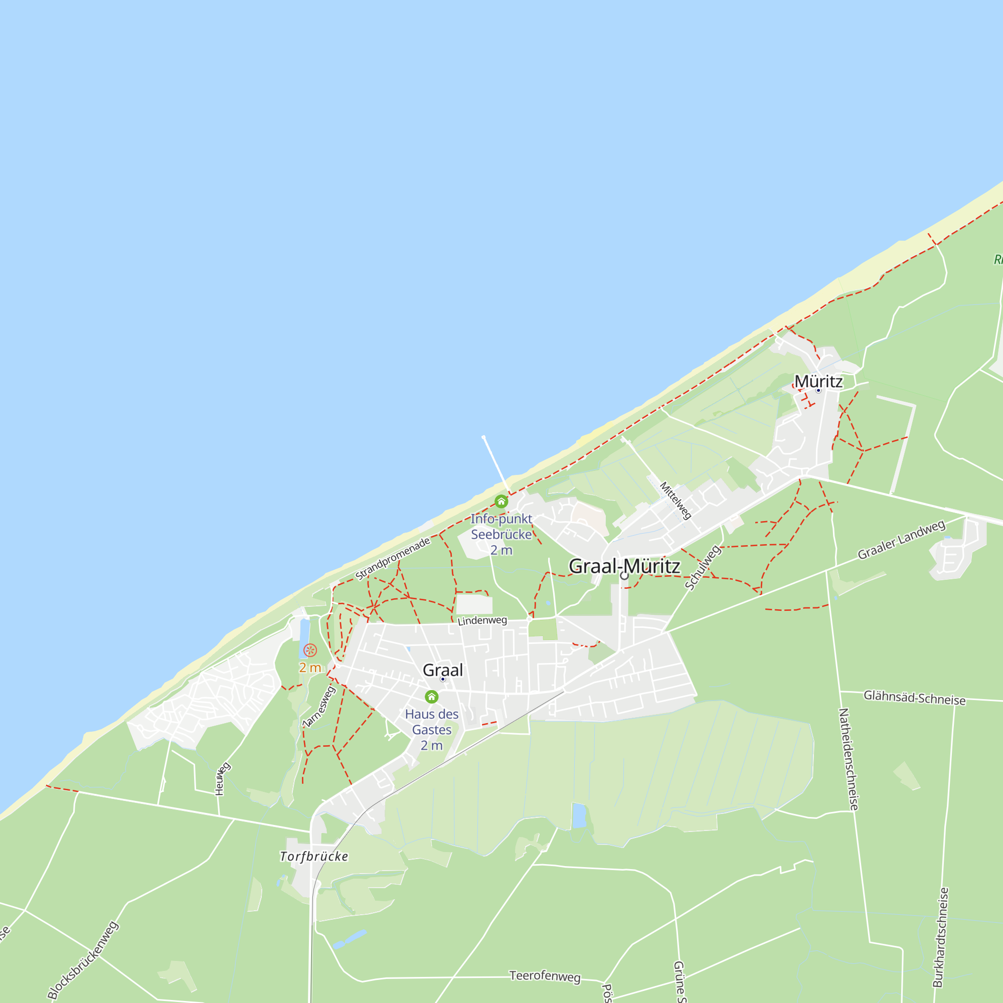 Info-punkt Seebrücke map