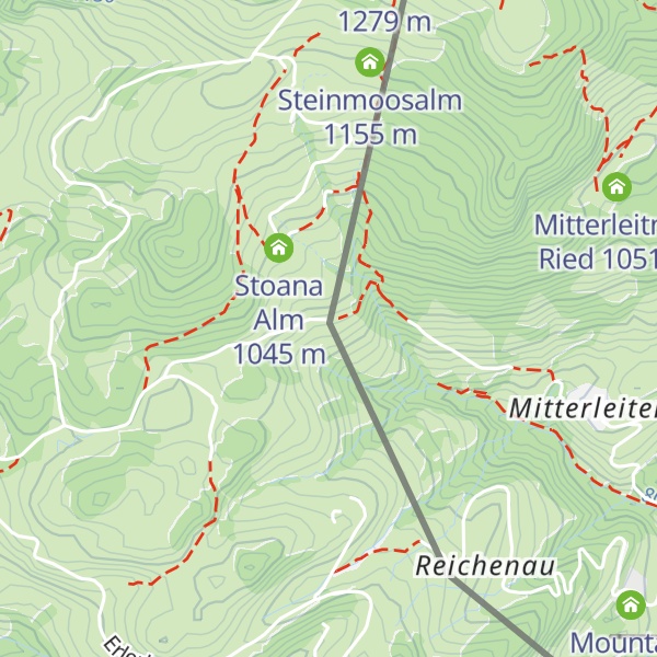 Map of Oberstein Alm
