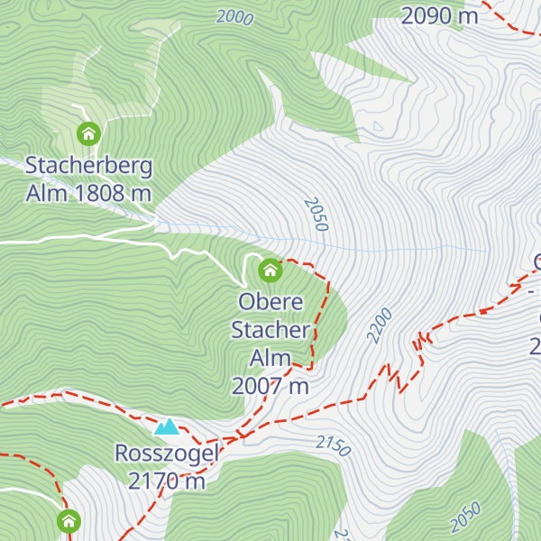 Map of Obere Stacher Alm