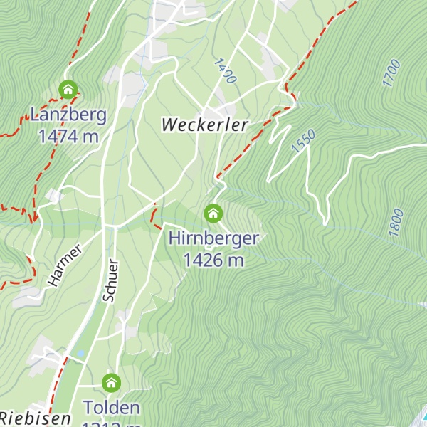 Map of Hirnberger