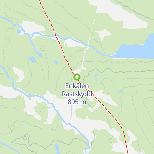 Map of Enkälen Rastskydd